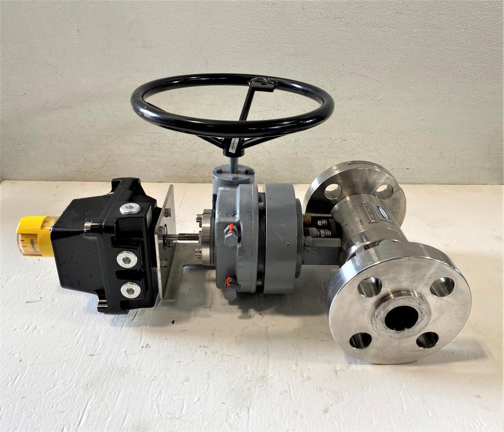 Valvtechnologies 1-1/2" 1500# 316H 2-Piece Ball Valve w/ Rotork Gearbox